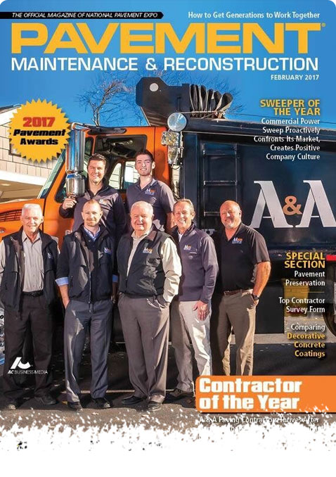 Contractor of the Year 2017 - A & A Paving