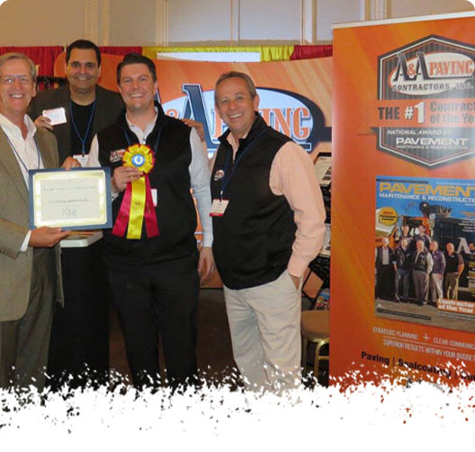 Top Contractor Award Ceremony - A & A Paving